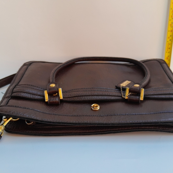 Vintage Cornell bag light brown leather - Picture 3 of 4